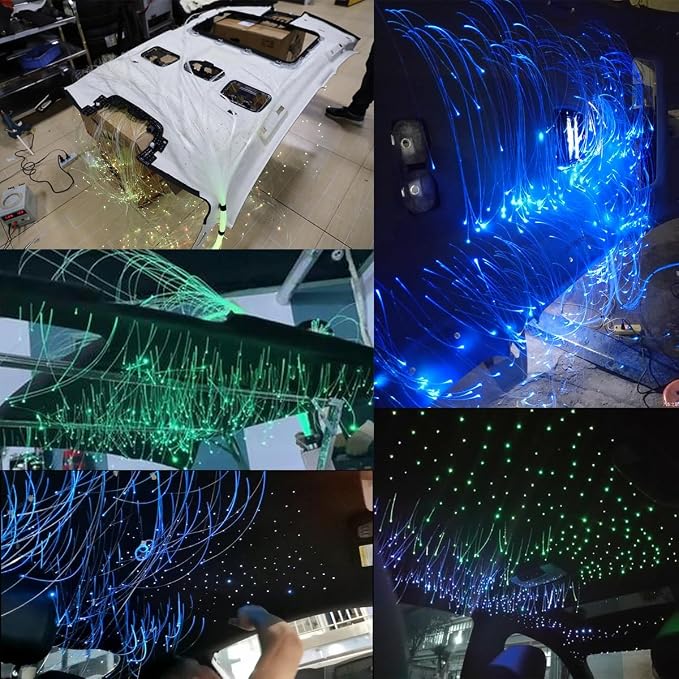 AKEPO Fiber Optic Light End Glow Cable 50pcs Ф0.03in 9.8ft/3m PMMA Plastic Cable - Image 6