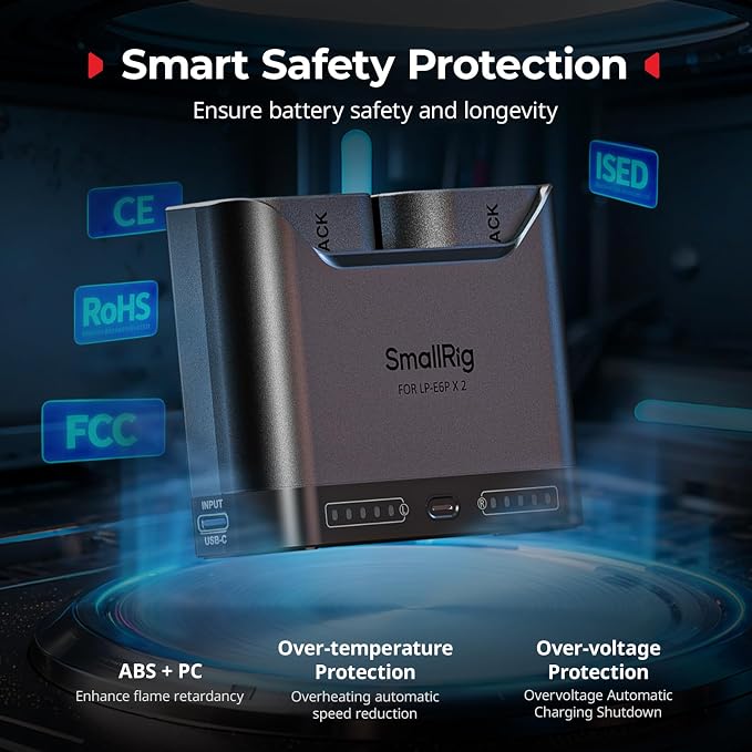 SMALLRIG LP-E6NH Camera Battery Set - Image 8