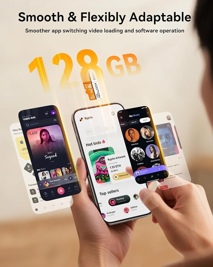KOOTION 128GB 10-Pack Micro SD Card - Image 4