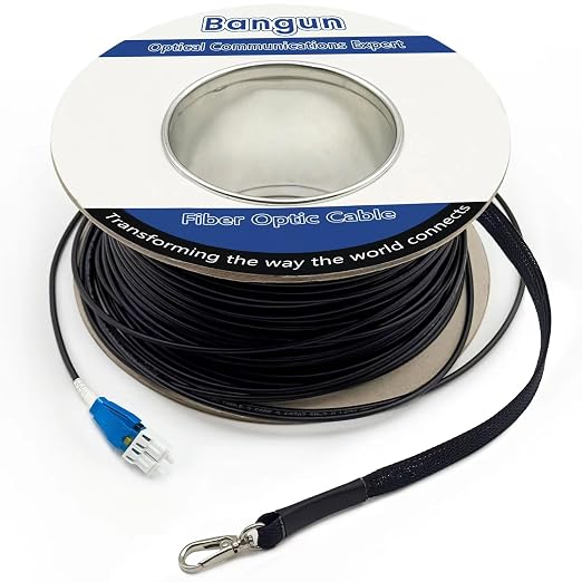 200ft Uniboot LC to LC Outdoor Armored Fiber Patch Cable by Bangun