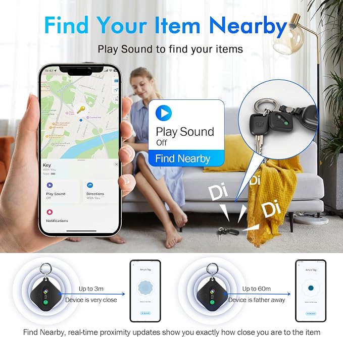 Dual System Bluetooth Tracker for iOS or Android-2 Packs, Compatible - Image 6