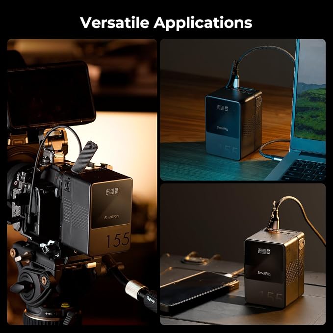 SMALLRIG V Mount Battery VB155, 155Wh / 10500mAh V Mount Battery - Image 8