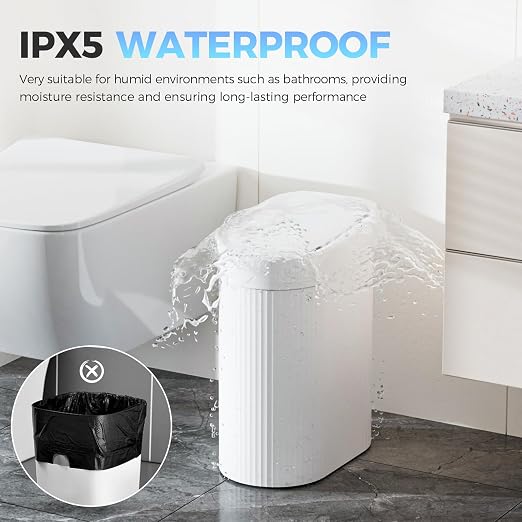 jinligogo 5 Gallon Bathroom Trash Can - Image 3