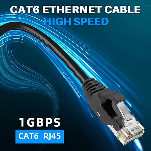 Adoreen Cat 6 Ethernet Cable 10 Ft-3 Pack, High Speed Short Patch Cables - Image 4