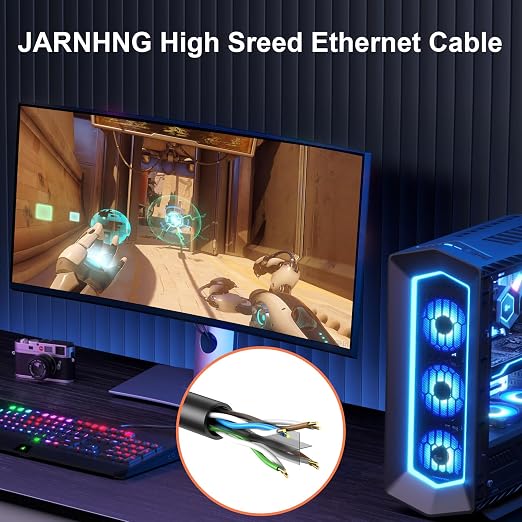 Cat6 Ethernet Cable 1200ft Bulk, Outdoor/Indoor 26awg UTP Network Wire - Image 3