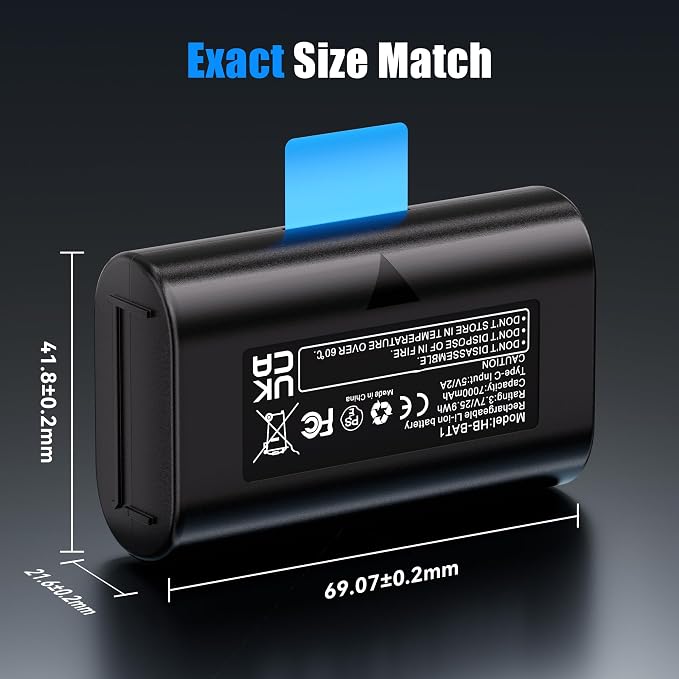 Fulpower 1-Pack Rechargeable Battery Compatible - Image 8