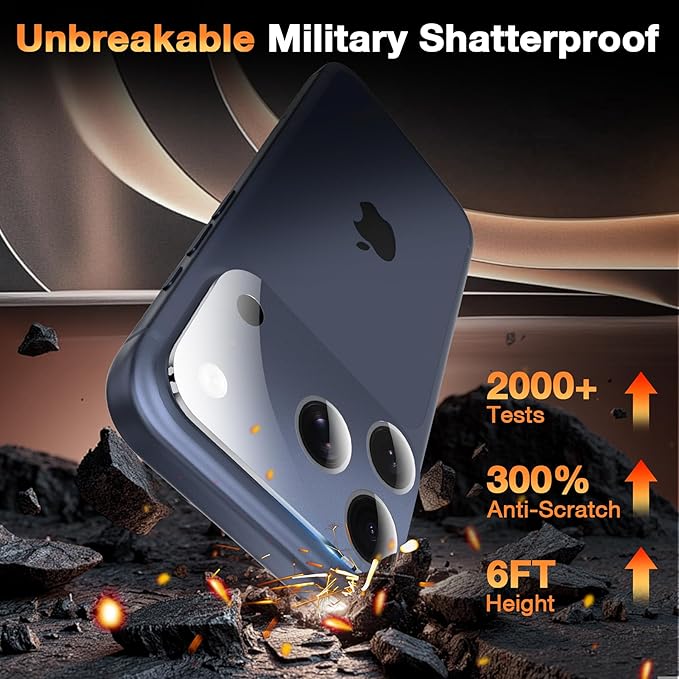 YWXTW [0 Bubbles for iPhone 17 Pro Camera Lens Protector, Full Coverage - Image 3