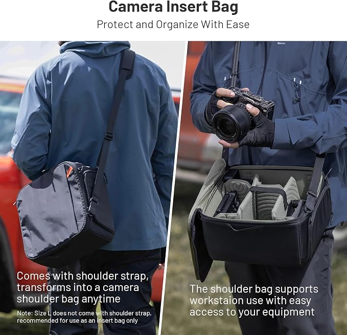 PGYTECH Medium Camera Insert Bag, Waterproof Lens Pouch - Image 4