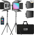 GVM 1300D RGB Video Light with Softbox, 65W LED Video Lighting Kit, by GVMGreatVideoMaker
