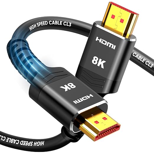 Highwings HDMI Cable 13 FT Long, 4K 8K 10K HDMI 2.1 Cord Ultra High Speed by Highwings