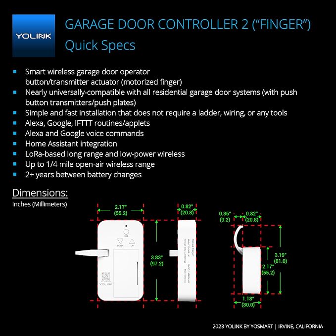YoLink Smart Garage Door Solution Kit - Image 2