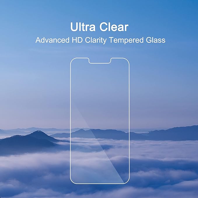 Ailun Screen Protector for iPhone 14 Plus/iPhone 13 Pro Max, 3 Pack Case - Image 6
