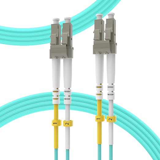 KeepFly Fiber- OM4 LC to LC Fiber Patch Cable 50M/164ft, Length Option:0.2m-200m by KeepFlyFiber