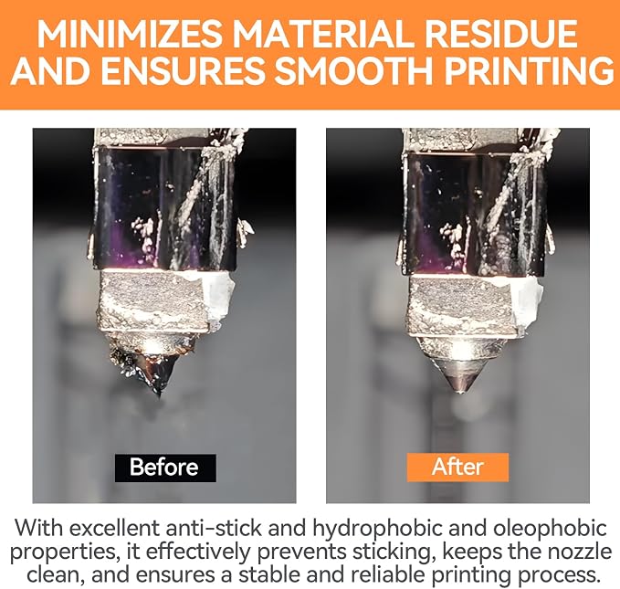3D Printer Nozzle Protection Coating, 3D Printer Nozzle Cleaner High Temperature - Image 3