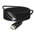 8K Long HDMI 2.1 Cable 75ft, Fiber Optic HDMI Braided Cord, High Speed Active by RUBMUD