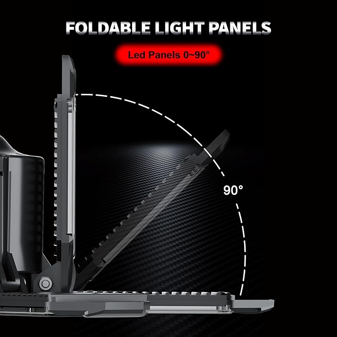 LED Garage Light Motion Sensor - 200W Deformable Garage Lights Ceiling LED - Image 7