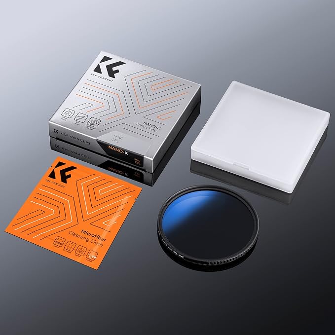 K&F Concept 37mm Circular Polarizer Filter Ultra-Slim 18 Multi-Coated Optical - Image 8