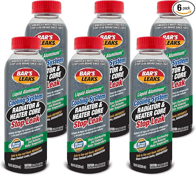 Bar's Leaks Liquid Aluminum Radiator and Heater Core Stop Leak. 6 Pack by BarsProducts