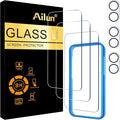Ailun 3 Pack Screen Protector for iPhone 16 Plus + 3 Pack Camera Lens Protector by Ailun