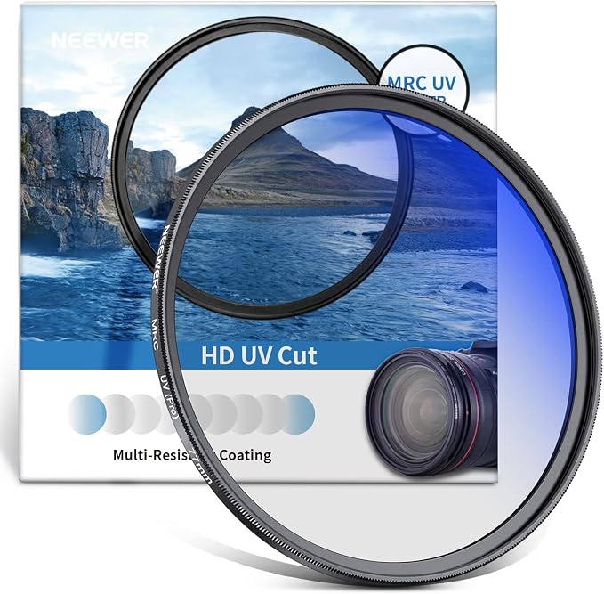 NEEWER 77 mm UV Protection Filter, High Definition/30 Layers of Multi-Layer by Neewer