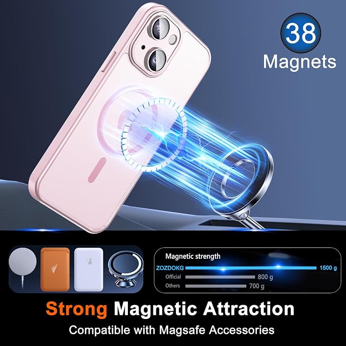 for iPhone 14 Plus Case with Privacy Screen Protector and Camera Protection - Image 3