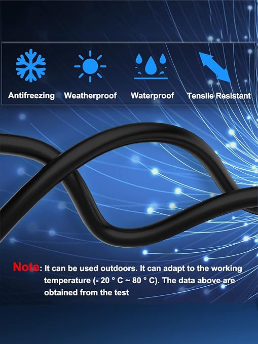 Cat 8 Ethernet Cable 40ft Shielded, Indoor&Outdoor, Heavy Duty High Speed - Image 4