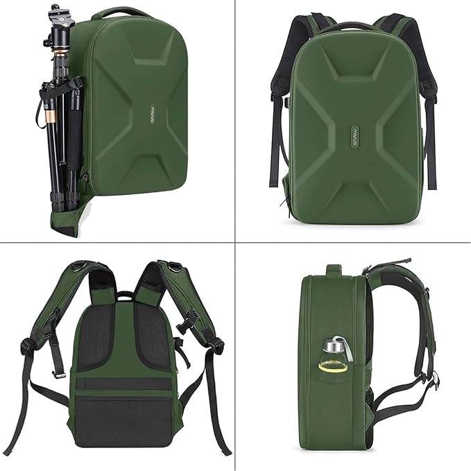 MOSISO Camera Backpack, DSLR/SLR/Mirrorless Photography Camera Bag Full Open - Image 5