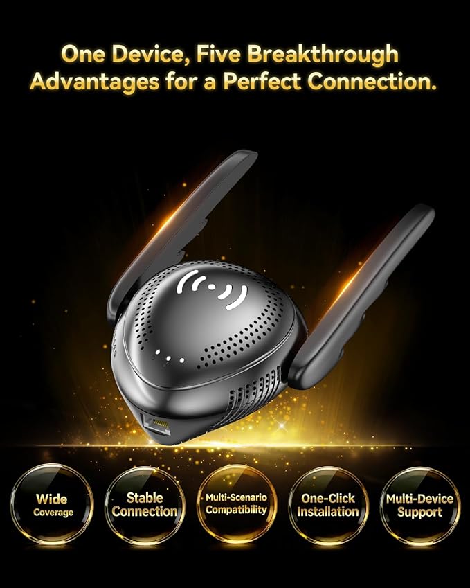 2026 Upgraded WiFi Extender for Home, High-Speed Wireless Internet Repeater - Image 6