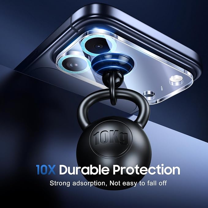 UniqueMe Compatible for 3 Pack iPhone 17 Pro Max Camera Lens Protector - Image 2