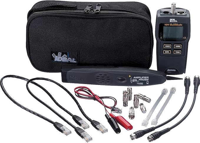 Ideal Electrical 33-866 Test-Tone-Trace VDV Test Kit, Voice-Data-Video Testers - Image 2