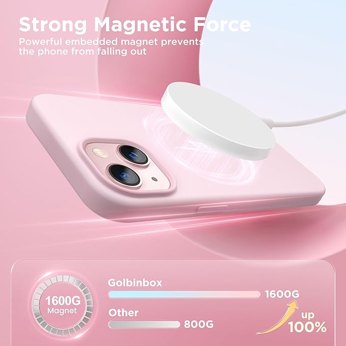 GolbinBox Magnetic for iPhone 13 Case & iPhone 14 Case, Compatible - Image 3