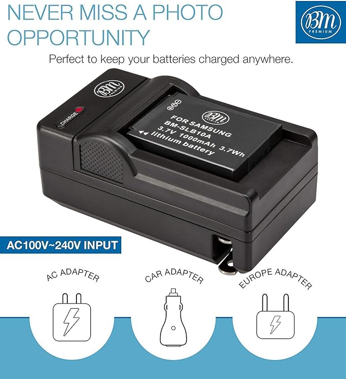 SLB-10A Battery and Battery Charger - Image 3