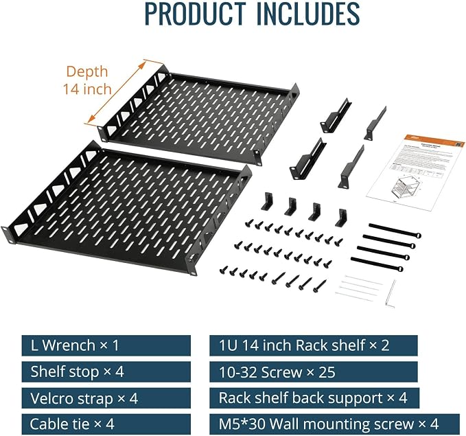 Tecmojo 20U Open Frame Network Rack - Image 6