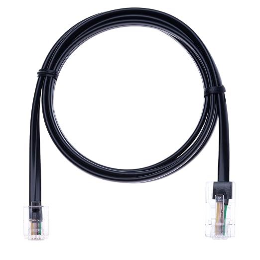 5m RJ11 to RJ45 Cable Ethernet Modem Data Telephone ASDL Patch Lead Broadband - Image 4