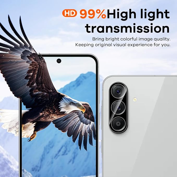 4+4 Pack for Samsung Galaxy A36 5G Screen Protector & Phone Camera Lens - Image 6