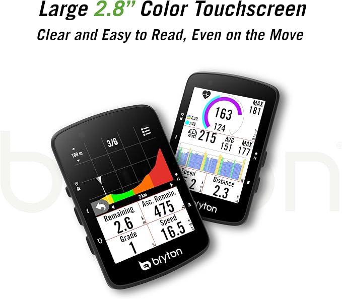 Bryton Rider 650 2.8 Inch Color LCD Touchscreen GPS Bike/Cycling Computer - Image 2