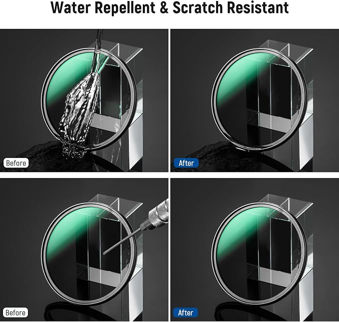 NEEWER 49mm Polarizer Filter, 24 Layer Multi Resistant Nano Coated MC CPL - Image 6