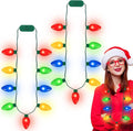 QZYL 36 Pcs Christmas Necklace, 40 In Light Up Christmas Necklaces, Colorful 9 by QZYL