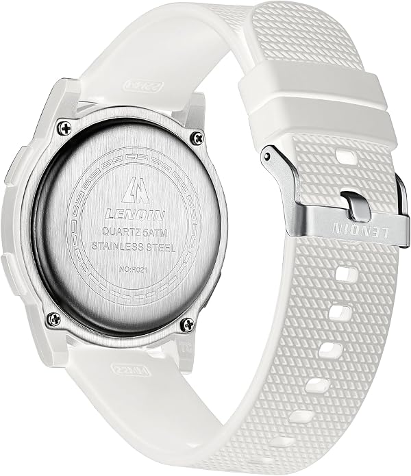 HANPOSH Mens Digital Watch Ultra Thin Minimalist Sports Waterproof Outdoor LED - Image 2