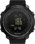 NORTH EDGE Military Watch for Men Large Face Tactical Survival Digital Wrist by NORTH+EDGE
