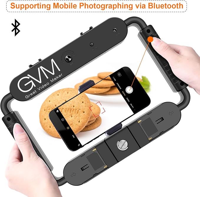GVM Great Video Maker LED Ring Light 5600K Selfie Light, Smartphone Video Rig & - Image 10