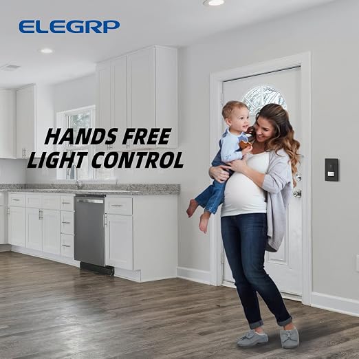 ELEGRP Matte Black Single Pole Occupancy Motion Sensor Light Switch, Need - Image 7