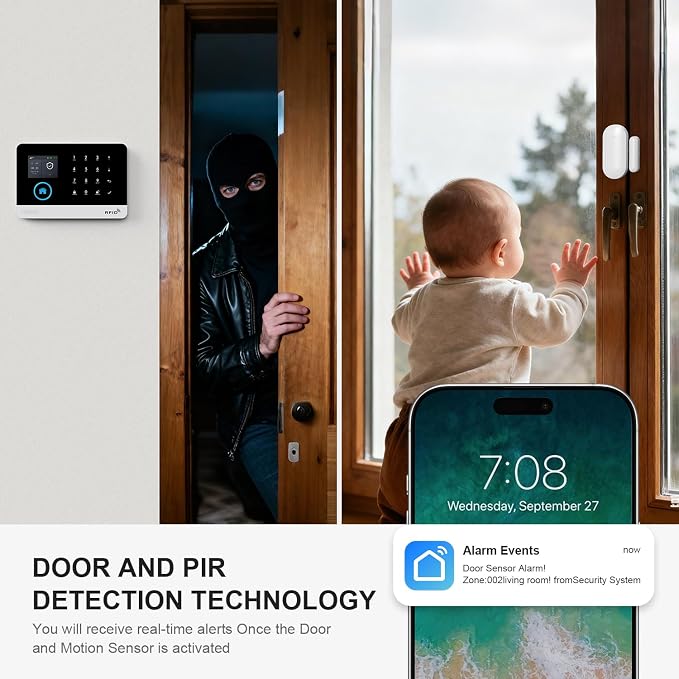 PGST Smart Home Security System, Wireless Home Alarm System - Image 4