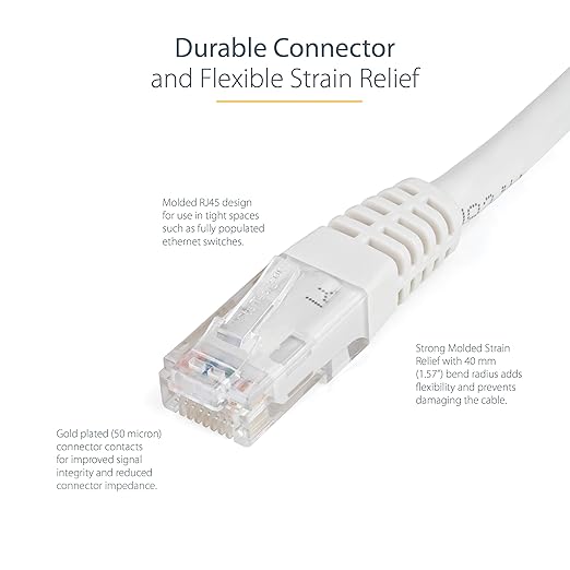 StarTech 4ft CAT6 Ethernet Cable - Image 3