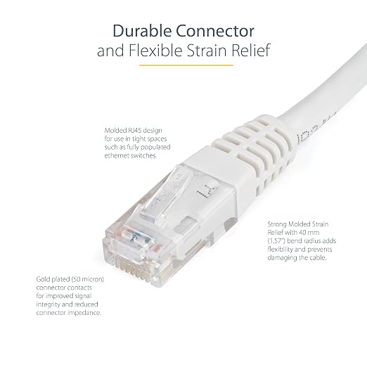 StarTech 5ft CAT6 Ethernet Cable - Image 3
