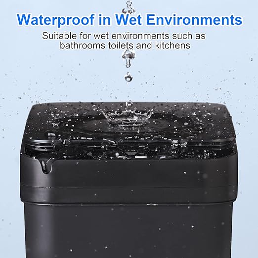 Anborry Bathroom Automatic Trash Can 4 Gallon Touchless Motion Sensor Small - Image 2