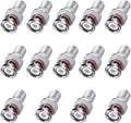 F to BNC Connector 14 Pcs BNC Male Plug to F Female Jack Coax Adapter 75 Ohm by Unknown