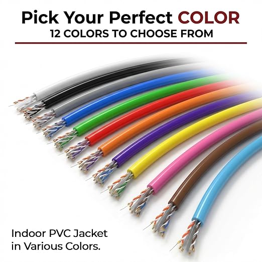 Dripstone CAT6 Ethernet Cable 1000ft Bulk Network LAN Wire 23AWG Solid CCA UTP - Image 6