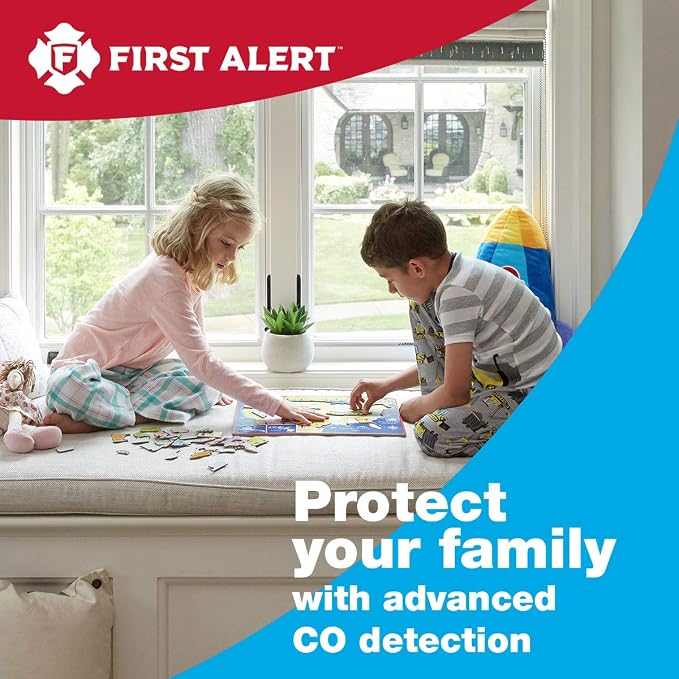 First Alert CO400 Carbon Monoxide Detector, Battery Operated Alarm - Image 2
