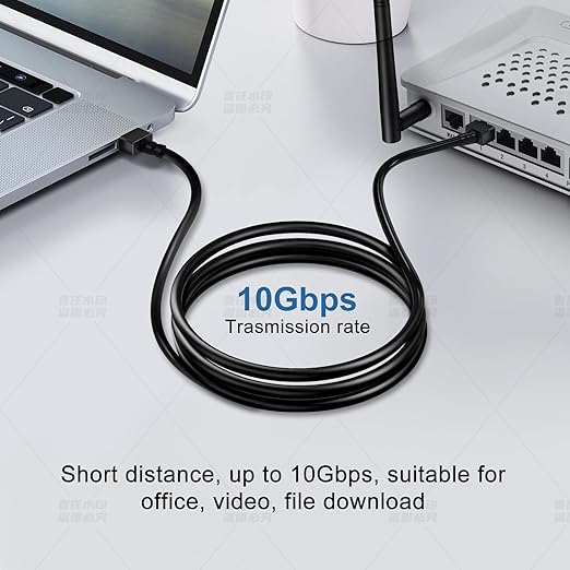 Ultra Thin Cat 6A Ethernet Cable 3.3 Feet 2Pack, Flexible & Slim Rj45 Cat6a LAN - Image 2